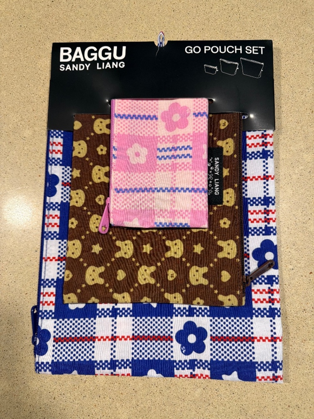 FULL SET Baggu x Sandy Liang Go Pouches *BRAND NEW*